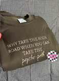 Psycho-Path Embroidered Crewneck