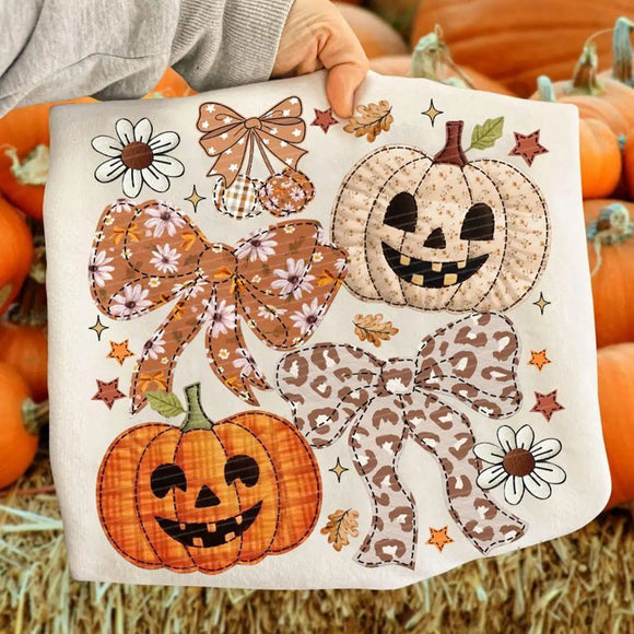 Patchwork Pumpkins Tee