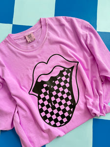 Checkered Tongue Tee