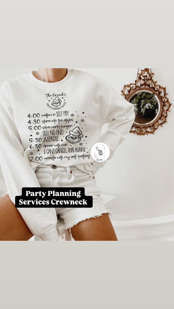 Party Planning Services Crewneck