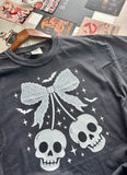 Coquette Lace Skulls Tee