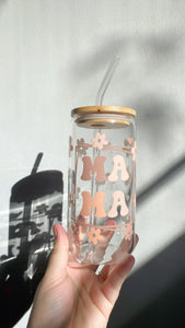 Neutral Mama Glass Tumbler